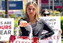 Week of Action: Exotic Skins Campaign Photos | PETA week-of-action-exotic-skins-campaign-photos-peta