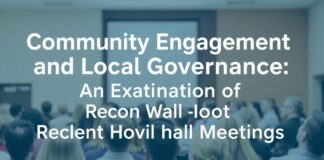 Community Engagement and Local Governance: A Look into Recent Town Hall Meetings Community Engagement and Local Governance: An Examination of Recent Town Hall Meetings