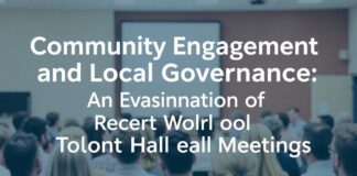 Community Engagement and Local Governance: A Look into Recent Town Hall Meetings Community Engagement and Local Governance: An Examination of Recent Town Hall Meetings